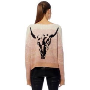 NWT 360 Skull Cashmere Nancy Sweater